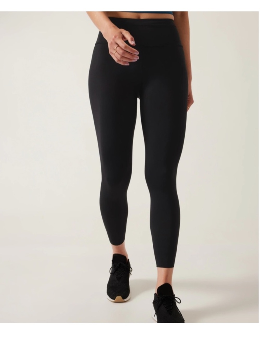 Athleta Accelerate 7/8 Tight - black - size S